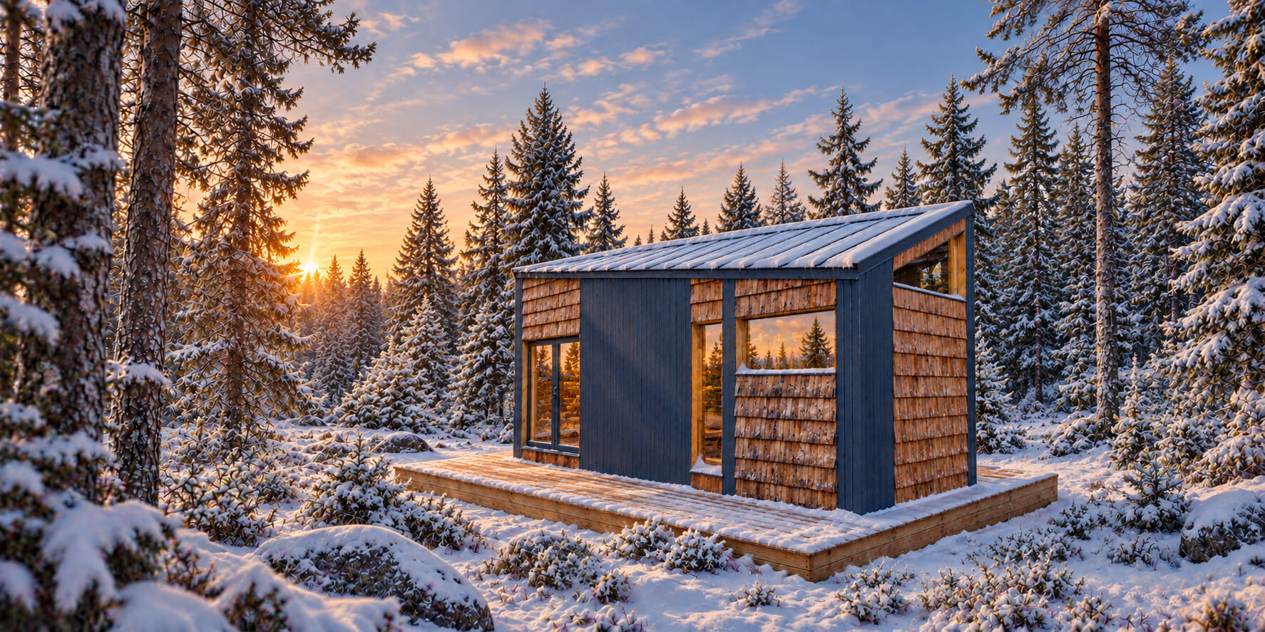STJU 20 house in winter
